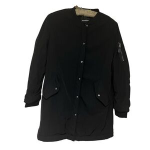 Le Marias Los Angeles Long Line Bomber Coat